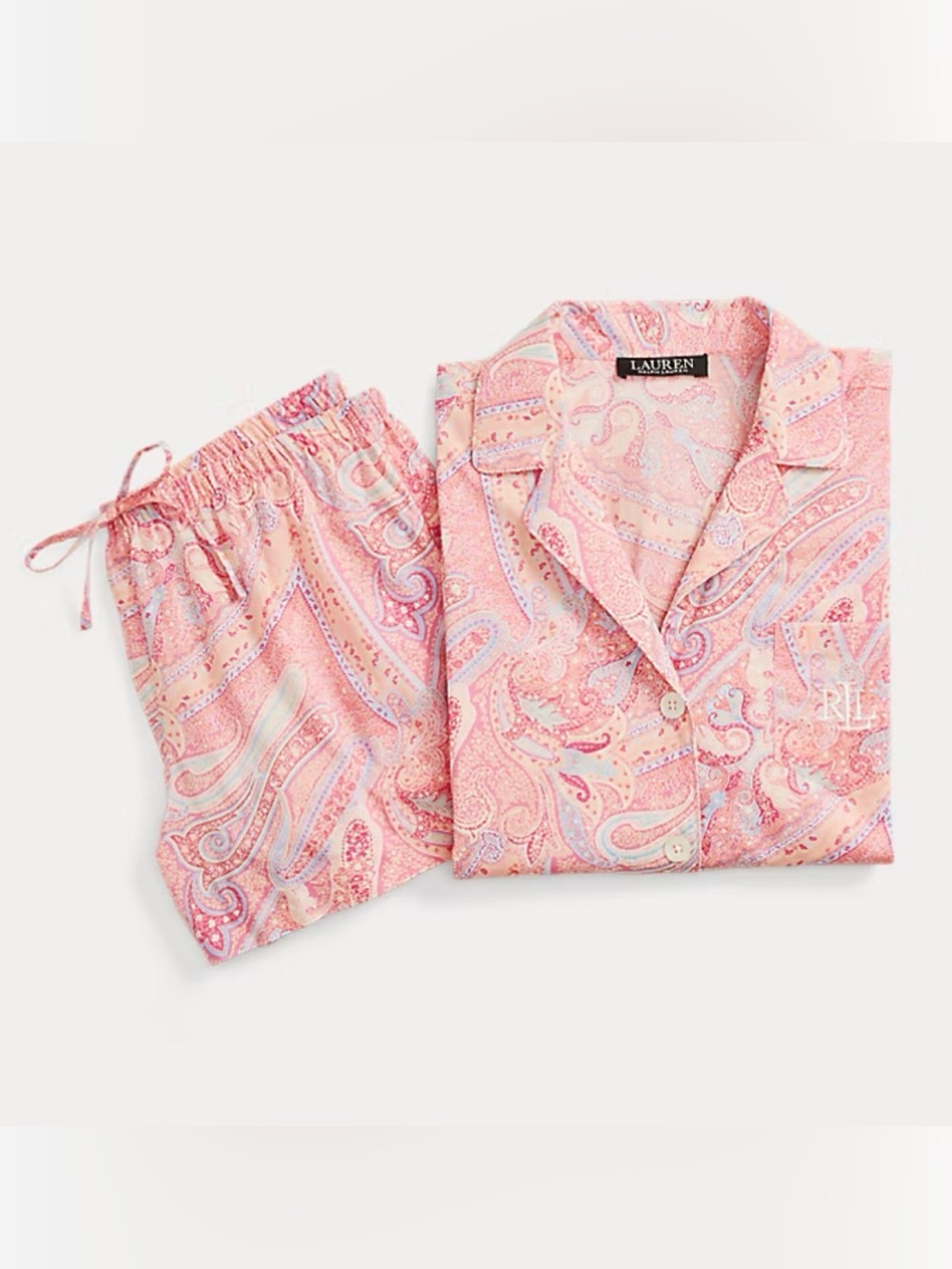 Paisley Boxer Pajama Set S